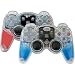Playstation 2 Lava Glow Mini 2.4ghz Rf Wireless Controller Twin Pack