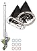 American Shifter 347418 PG Shifter (6" E Brake Cable Clamp Clevis Trim Kit Dipstick for C9245)