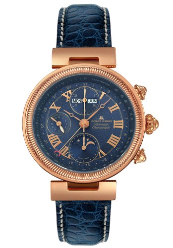 Jacques Lemans Mens 916Q-ABR06C Alligator Watch