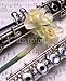 Wallmonkeys Peel and Stick Wall Decals - Flowers and Music, a Flute and Clarinet on Sheet Music - Removable Graphic