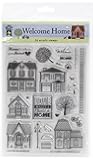 Hot Off The Press Welcome Home Acrylic Stamp Sheet, 6" by 8"