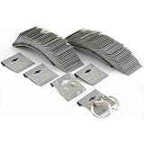 100 Grey Hanging Earring Cards Jewelry Display 1.5