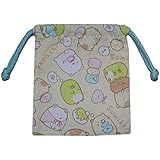 【本体綿100%】2016年 春物 すみっこぐらし 巾着 Sumikko gurashi クリーム◇16×15cm