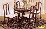 Traditional 5pc Dinette Table/ Side Chair