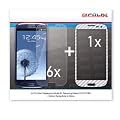 atFoliX FX-Clear Displayschutzfolie f�r Samsung Galaxy S3 (GT-I9300) (6-er Pack) incl. Designfolie FX-Carbon-Alpine f�r die Vorderseite