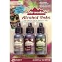 Ranger Adirondack Alcohol Ink 1/2-Ounce 3/Pkg, Cottage Path, Slate/Currant/Meadow