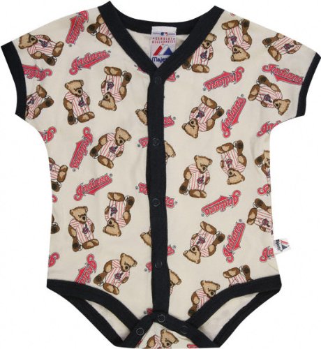 Cleveland Indians Baby All-Over Print French Creeper
