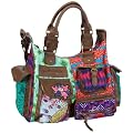 Desigual BOLS_LONDON PEACOCK 31X5149, Borsa a spalla donna, 41x32x20 cm (L x A x P)