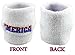 Funny Guy Mugs 'Merica Unisex Sweatband Set (3-Pack: 1 Headband & 2 Wristbands)
