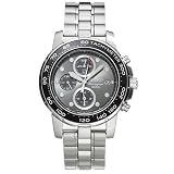 Seiko Mens Alarm Chronograph Silver-Tone Watch #SNAA63 by Seiko