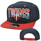 MLB American Needle Retro Flat Bill Snapback Cap Hat Hayes Wool Minnesota Twins