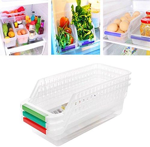 ROOMZOOM Durable Storage Collecting Box Basket Kitchen Refrigerator Fruit Organiser Rack