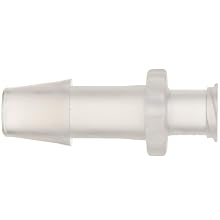 Value Plastics Natural Polypropylene Tube Fitting, Female Luer Thread Style to Barbed Coupler, Tube ID