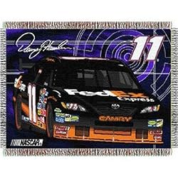 Denny Hamlin #11 NASCAR Fuel" Woven Tapestry Throw Blanket (48"x60")"