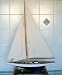Luxus Segelyacht Modell ca. 85x60cm C