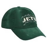 NFL Women's Lifestyle Slouch Adjustable Hat - EQ78W (New York Jets, One Size Fits All)