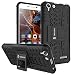 Tarkan Hard Armor Hybrid Rubber Bumper Flip Stand Rugged Back Case Cover For Lenovo Vibe K5 / K5 Plus (Black) RS.299.00
