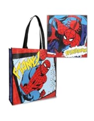 (14x15) Spider-Man Large Recycled Shopper Tote Bag