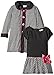 Youngland Girls' 2 Piece Polka Dot Coat and Matching Dress Set