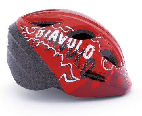 MET Kinder Helm Genio S, rot teufel, 52-57cm Preisvergleich
