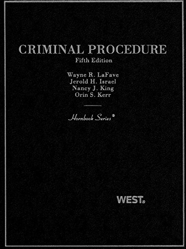 Criminal Procedure, 5th (Hornbook Series)