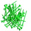 Wilson 3 1/4" Hot Golf Tees 30 Count (Green)