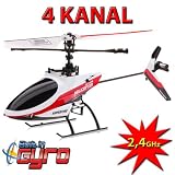 4.5 Kanal 2.4Ghz RC mini SINGLE ROTOR ferngesteuerter Hubschrauber/Helikopter/Heli mit 2.4Ghz Technik und mit der neuesten Gyro Gyroscope-Technologie! Ready-to-Fly! MEGA-SET: inkl. 2xAKKU + USB LADEGERÄT + ERSATZROTORBLÄTTER-SET