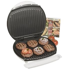 Click here to buy George Foreman GR36CB Jumbo Size Plus Grill with Cookbook by George Foreman.