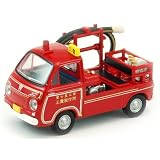 Subaru Sambar Fire Truck - Tomica Limited Vintage 1 64th Scale Model