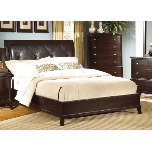 Contemporary Wood Bed (Queen) by Home Line