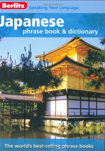 berlitz japanese phrase book  dictionary