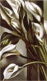 IMAGE OF Hand Made Oil Reproduction - Tamara de Lempicka - 24 x 42 inches - lilies fixed (1931)
