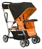 Joovy Caboose Ultralight Tandem Stroller – Orangie — orange