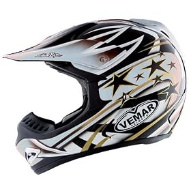 Vemar VRX-5 Off-Road Graphic Bluetooth Motorcycle Helmet - Predator