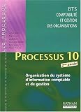 Processus 10 bts cgo deuxi�me annee organisation du  systeme d'information comptable et de gestion