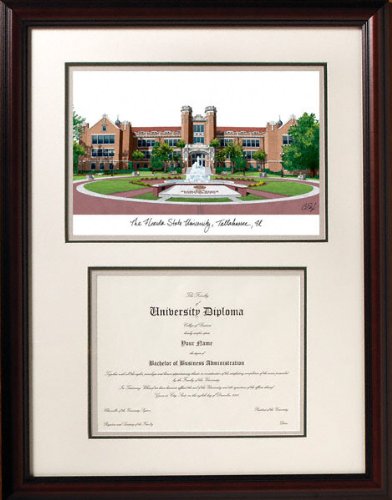 Florida State Seminoles Framed with Lithograph