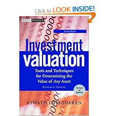Investment Valuation: University Edition: Tools and Techniques for Determining the Value of Any Asset: University Edition