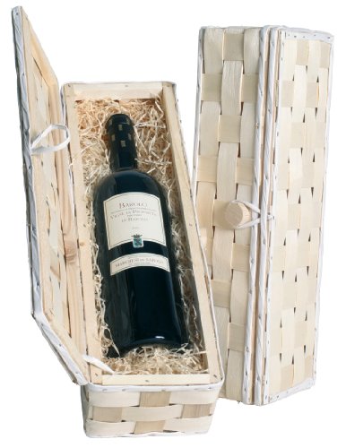 Holzspankiste 1er - für eine Flasche Wein oder Schaumwein