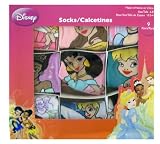 Disney Assorted Girls 9pc Fairies and Princess Socks (Size 6-8) - Princess and Fairies Socks (9pc)