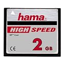 Hama CompactFlash High-Speed Speicherkarte 2GB (Typ I) (original Handelsverpackung)