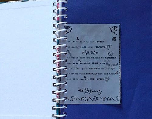 Creative U Notebook Journal ~ Flowers ~ Spiral Bound ~ Hardcover 6 1/4" x 8 1/2"