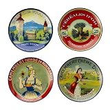 Set of 4 Cheese Course Plates by Boston Warehouse