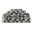 Fieldcrest® Luxury Towels 3-pc. Set - Ebony/ Classic Ivory