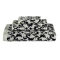 Fieldcrest® Luxury Towels 3-pc. Set - Ebony/ Classic Ivory