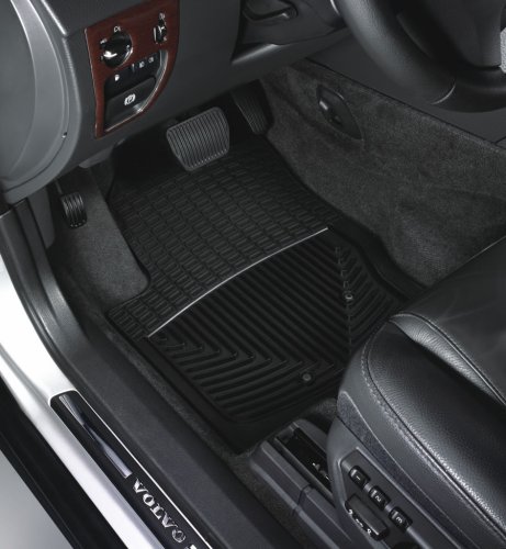 Weathertech Classic Premium Rubber Floor Mats - Black, 1st Row Only. Mercedes-Benz S420 (Fit Notes: Rear mat may need to be customized to fit ) 1994 - 1999