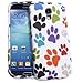 Fosmon MATT Series Rubberized Case for Samsung Galaxy S4 IV - i9500 (Dog Paws)