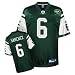 Mark Sanchez Jersey: Reebok Green Replica #6 New York Jets Jersey - Medium