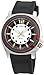 Casio Men's Core MTP1317-4AV Black Resin Quartz Watch with White Dial