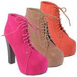 Hailey Jeans Co Womens High Heel Sueded Bootie