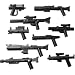 LEGO� STAR WARS&trade; / Little Arms Waffenset mit 9 verschiedenen Blastern / Gewehren #M4